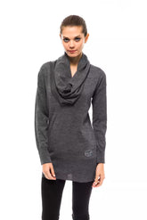 Montana Blu Gray Wool Women Sweater -   -  Montana Blu.
